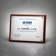 Certificate Holder With Acrylic Cover