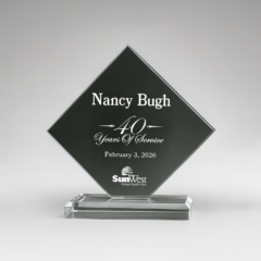 Jade Square With Clipped Corners