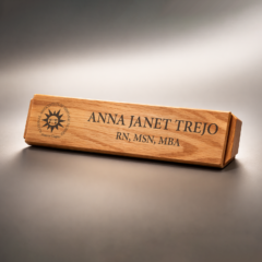 Laser Engraved Name Bar