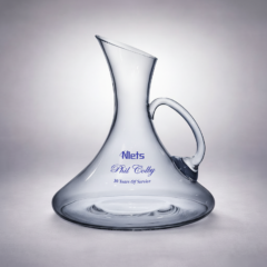 Non-Leaded Crystal 42oz Decanter with Handle