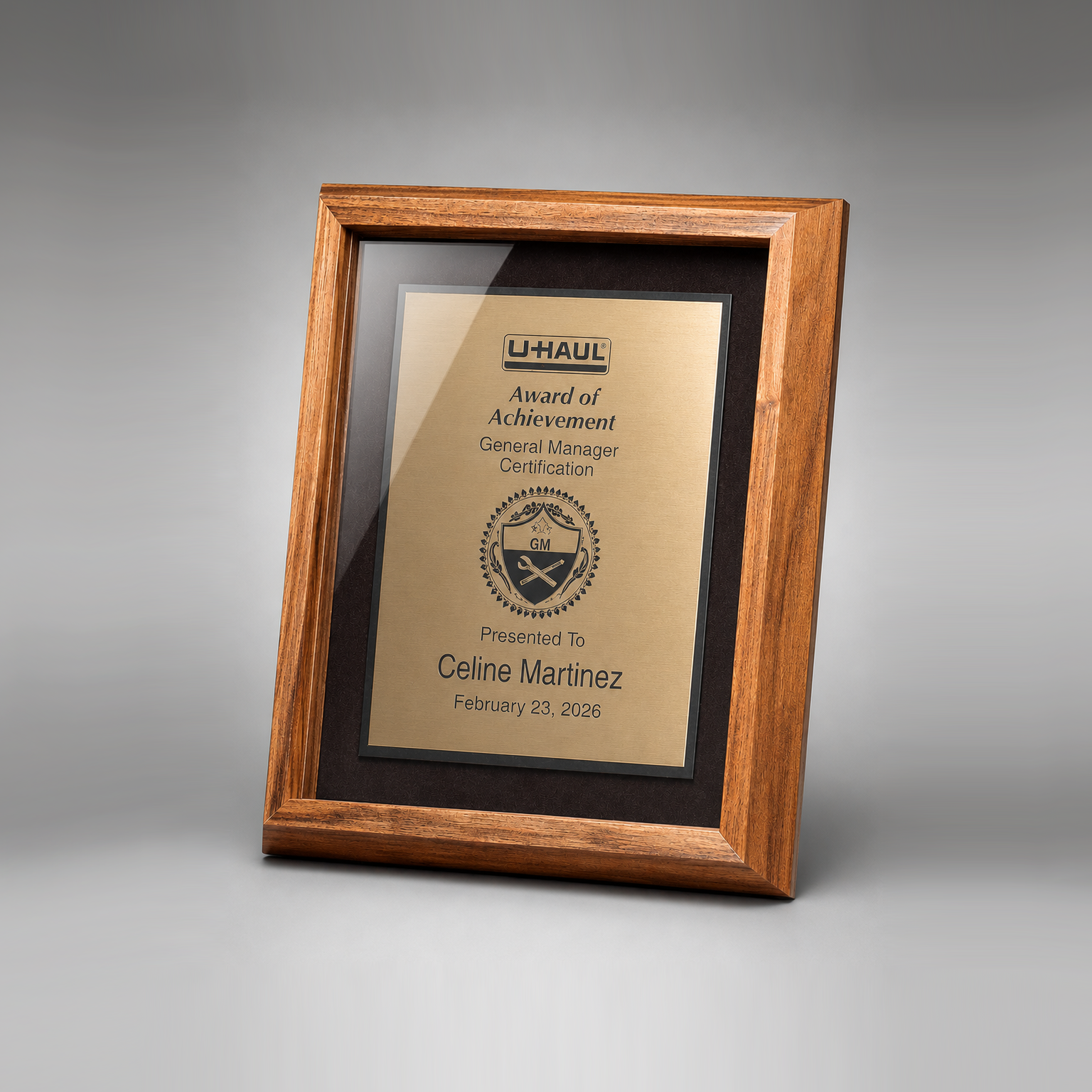 900001 Acrylic Covered Frame Award - Image 1