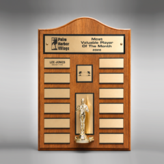 Q - Perpetual Plaque w/ Figurine
