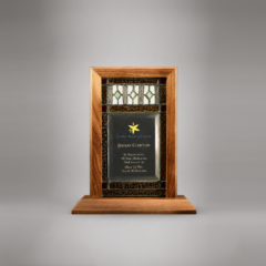 Stained Glass Standing Award