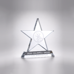 Optic Crystal Motivation Star