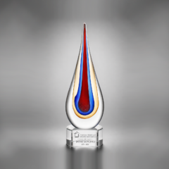 Art Glass Teardrop
