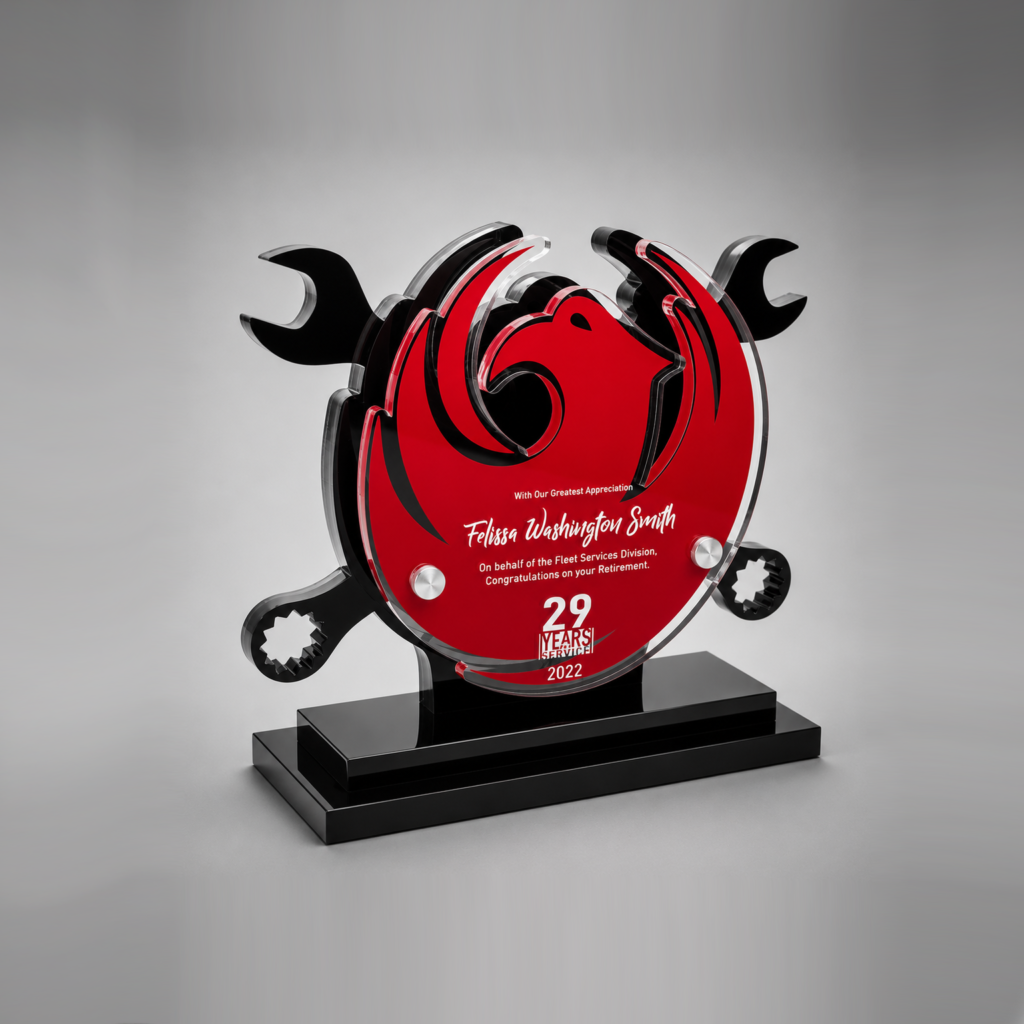 Custom Shaped Acrylic Award | Lane Award