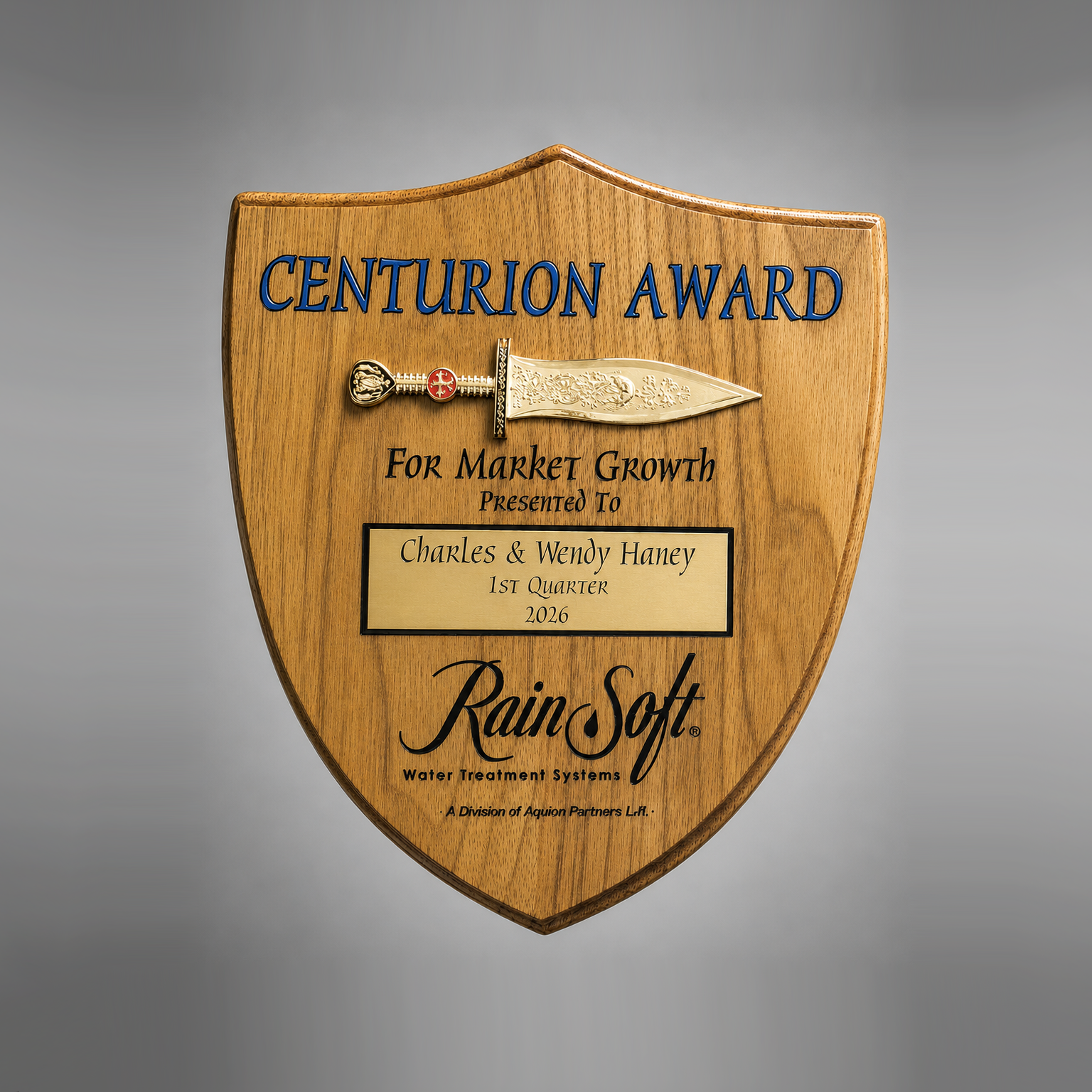 RainSoft Centurion Custom Plaque RainSoft Centurion Custom Plaque - Image 1