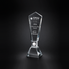 Optic Crystal Global Golf