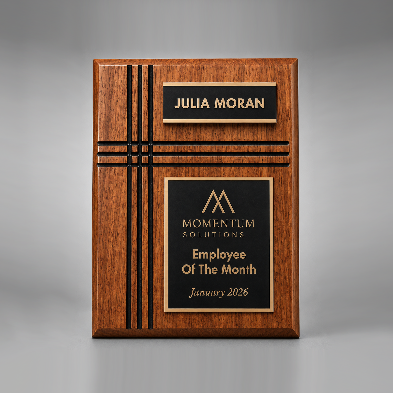 900133 TTT - Routed Accent Individual Plaque - Image 1